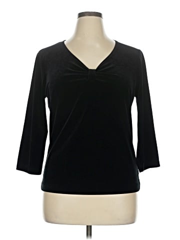 AK Anne Klein 3/4 Sleeve Top (view 1)