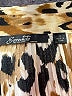 Essentials Animal Print Brown Short Sleeve Blouse Size 1X - photo 7