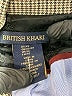 British Khaki Houndstooth Gray Blazer Size XS - photo 6