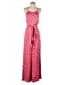 Forever 21 100% Viscose Hearts Pink Jumpsuit Size S - photo 1