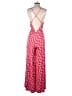 Forever 21 100% Viscose Hearts Pink Jumpsuit Size S - photo 2