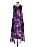 Unbranded 100% Polyester Floral Purple Cocktail Dress Size M (estimated) - photo 2