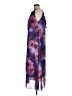 Unbranded 100% Polyester Floral Purple Cocktail Dress Size M (estimated) - photo 5