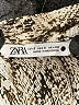 Zara Animal Print Silver Casual Pants Size S - photo 4