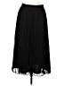 DKNY 100% Polyester Solid Black Formal Skirt Size M - photo 1