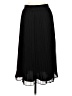 DKNY 100% Polyester Solid Black Formal Skirt Size M - photo 2