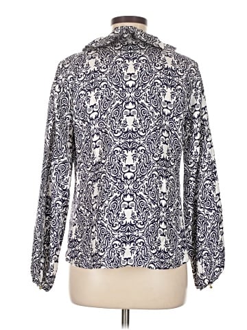 Elizabeth McKay Long Sleeve Silk Top (view 2)