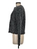 Milly Tweed Gray Pullover Sweater Size M - photo 5