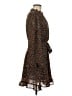 Hayden Animal Print Brown Casual Dress Size M - photo 4