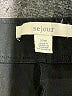 Sejour Solid Black Active Pants Size 22w - photo 4