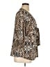 Perceptions Brown 3/4 Sleeve Blouse Size 16W - photo 4