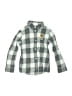 Garb 100% Cotton Checkered-gingham Gray Long Sleeve Button-Down Shirt Size 5T - photo 1