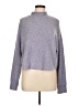 Socialite Metallic Purple Turtleneck Sweater Size L - photo 1