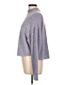 Socialite Metallic Purple Turtleneck Sweater Size L - photo 5