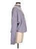 Socialite Metallic Purple Turtleneck Sweater Size L - photo 4