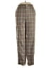 By Anthropologie Plaid Brown Casual Pants Size S - photo 1