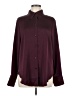 H&M 100% Polyester Burgundy Long Sleeve Blouse Size M - photo 1