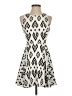 Dee Elle 100% Polyester Argyle Ivory Cocktail Dress Size XS - photo 1