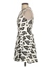 Dee Elle 100% Polyester Argyle Ivory Cocktail Dress Size XS - photo 5