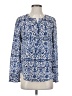 Joie 100% Silk Blue Long Sleeve Silk Top Size XS - photo 1