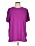 Assorted Brands Solid Purple Active T-Shirt Size L - photo 1