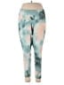 Athleta Tie-dye Teal Active Pants Size 2X - photo 1