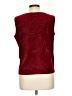 AGB Burgundy Sleeveless Blouse Size L - photo 2