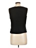 Halston 100% Polyester Black Sleeveless Top Size 10 - photo 2