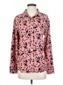 Dokotoo 100% Polyester Polka Dots Pink Long Sleeve Blouse Size S - photo 1