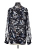 CAbi 100% Polyester Paisley Blue Long Sleeve Blouse Size S - photo 2