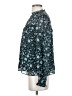 Draper James 100% Polyester Floral Teal Long Sleeve Blouse Size XS - photo 5