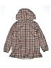 BCBGirls 100% Polyester Checkered-gingham Stripes Black Red Raincoat Size S (kids) - photo 1