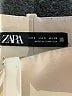 Zara Solid Ivory Casual Pants Size S - photo 4