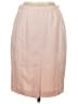 Moda International 100% Polyester Solid Tan Pink Formal Skirt Size 4 - photo 2