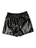 Very J Metallic Black Shorts Size L - photo 2