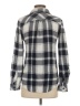 Rails 100% Rayon Plaid Gray Long Sleeve Button-Down Shirt Size XS - photo 2