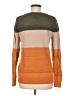 Market and Spruce Color Block Orange Pullover Sweater Size M - photo 2
