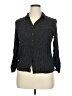 Emily Daniels 100% Rayon Polka Dots Black Long Sleeve Blouse Size XL - photo 1