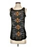 Bar III Black Tank Top Size S - photo 1