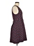 BCBGeneration Chevron-herringbone Blue Burgundy Casual Dress Size 6 - photo 4