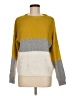 Unbranded 100% Acrylic Color Block Yellow Pullover Sweater Size S - photo 1