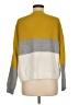 Unbranded 100% Acrylic Color Block Yellow Pullover Sweater Size S - photo 2