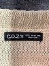 C.O.Z.Y Color Block Ivory Pullover Sweater Size L - photo 7