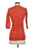 Wearables 100% Cotton Orange 3/4 Sleeve Top Size XS - photo 2