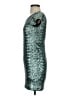 backSTAGE Metallic Teal Cocktail Dress Size S - photo 5