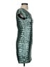 backSTAGE Metallic Teal Cocktail Dress Size S - photo 4