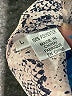 M.use 100% Polyester Animal Print Tan 3/4 Sleeve Blouse Size L - photo 8