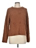 Charmed Hearts 100% Polyester Tweed Brown Pullover Sweater Size M - photo 1