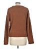 Charmed Hearts 100% Polyester Tweed Brown Pullover Sweater Size M - photo 2