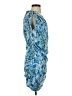 IRO Print Blue Cocktail Dress Size Sm (1) - photo 4